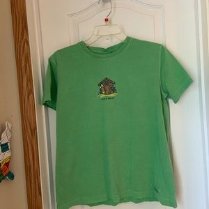 Life is Good cabin tee